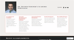 Desktop Screenshot of devrimozdemir.com